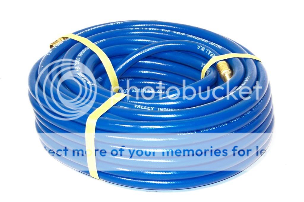 BLUE 100 FT AIR HOSE 300PSI 3/8" ID PVC USA MADE eBay